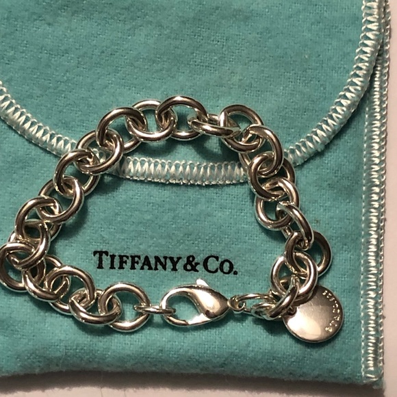Tiffany Sterling Silver Charm Bracelet - Picture 1 of 2